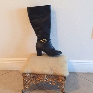 Dexflex comfort faux leather heel size 8.5W boots